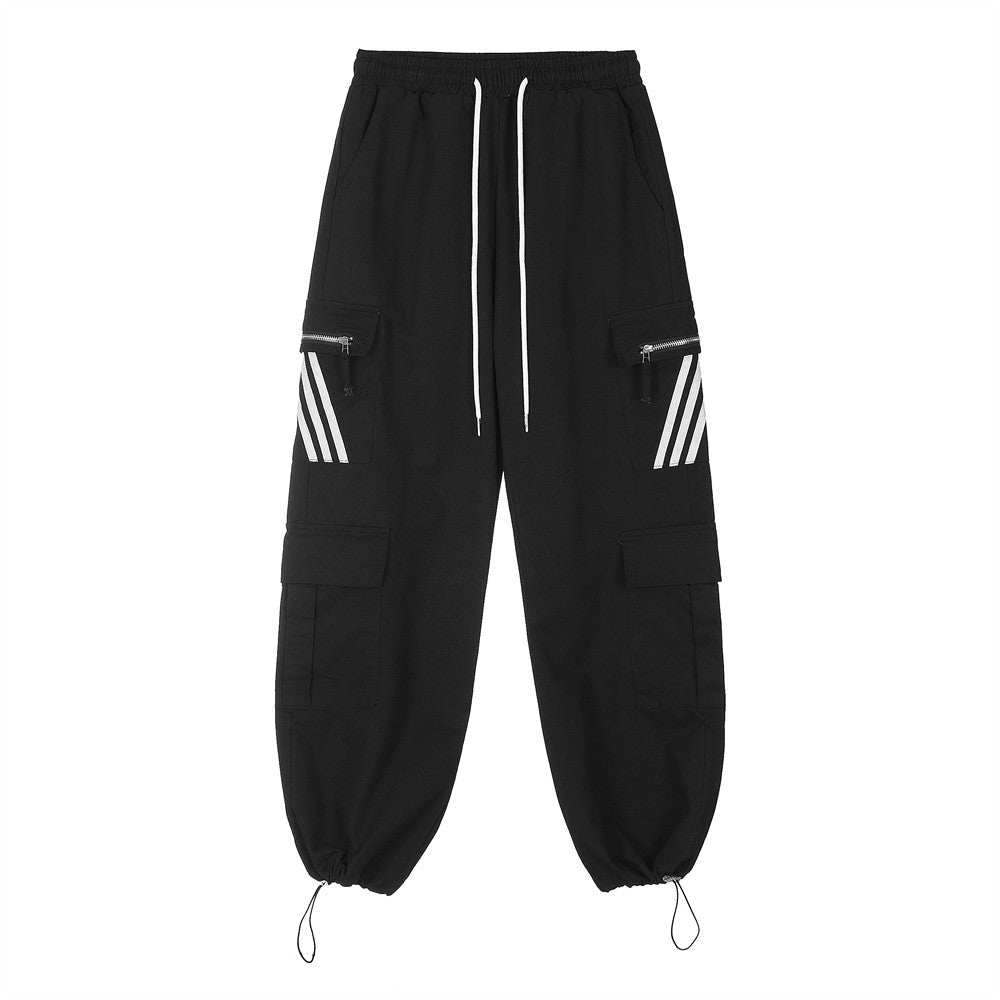 Jet Black Tactical Heavy Cargo Pants