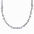 VVS Moissanite Necklace Sterling Silver Chain